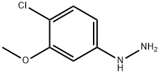 (4-Chloro-3-Methoxy-phenyl)-hydrazine 구조식 이미지