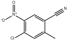 4-클로로-2-메틸-5-니트로벤조니트릴 구조식 이미지