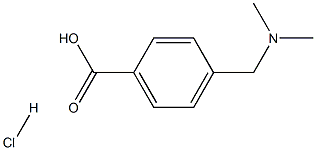 4-[(디메틸아민)메틸]-벤조산HCl 구조식 이미지