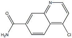 4-chloroquinoline-7-carboxaMide 구조식 이미지