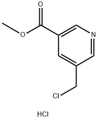 Methyl 5-(chloroMethyl)nicotinate hydrochloride Structure