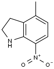 4-Methyl-7-nitroindoline Structure