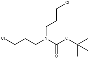 tert-butyl bis(3-chloropropyl)carbaMate Structure