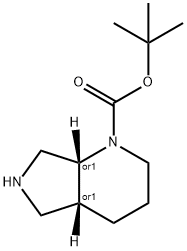 (4aS,7aS)-tert-butyl octahydropyrrolo[3,4-b]pyridine-1-carboxylate 구조식 이미지