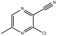 3-Chloro-5-methyl-pyrazine-2-carbonitrile Structure