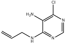 N4-알릴-6-클로로-피리미딘-4,5-디아민 구조식 이미지