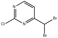 2-클로로-4-(디브로모메틸)피리미딘 구조식 이미지