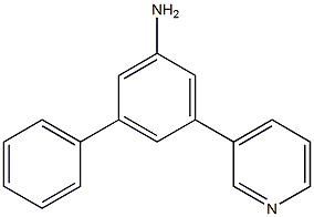 5-(Pyridin-3-yl)-[1,1'-biphenyl]-3-aMine 구조식 이미지