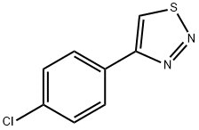 4-(4-클로로페닐)-1,2,3-티아디아졸 구조식 이미지