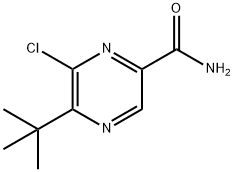 5-(tert-Butyl)-6-chloropyrazine-2-carboxaMide 구조식 이미지