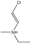 chloroethenylethylmethyl-silane Structure