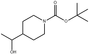 tert-butyl 4-(1-hydroxyethyl)piperidine-1-carboxylate Structure