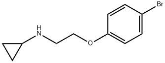 N-[2-(4-bromophenoxy)ethyl]cyclopropanamine 구조식 이미지