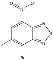 4-broMo-5-Methyl-7-nitrobenzo[c][1,2,5]thiadiazole 구조식 이미지