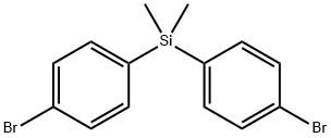 비스(4-브로모페닐)디메틸실란 구조식 이미지
