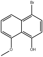 4-broMo-8-Methoxynaphthalen-1-ol Structure