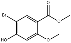 Methyl 5-broMo-4-hydroxy-2-Methoxybenzoate 구조식 이미지