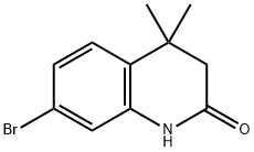 7-broMo-4,4-diMethyl-3,4-dihydroquinolin-2(1H)-one Structure