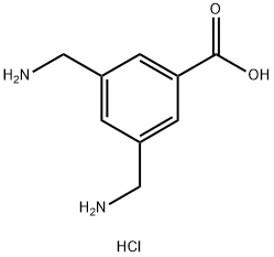 3,5-Bis(aMinoMethyl)benzoic acid dihydrochloride Structure