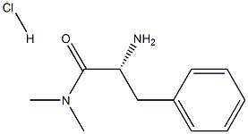 (R)-a-AMino-N,N-diMethyl-benzenepropanaMide HCl 구조식 이미지