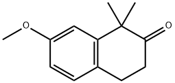 7-Methoxy-1,1-diMethyl-3,4-dihydronaphthalen-2(1H)-one 구조식 이미지