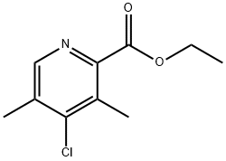 Ethyl 4-Chloro-3,5-diMethylpicolinate 구조식 이미지