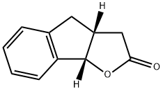 2H-Indeno[1,2-b]furan-2-one, 3,3a,4,8b-tetrahydro-, (3aR,8bS)- Structure