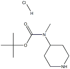 tert-Butyl Methyl(piperidin-4-yl)carbaMate hydrochloride 구조식 이미지