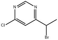 4-(1-broMoethyl)-6-chloropyriMidine 구조식 이미지