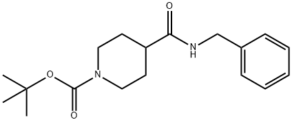 N-Benzyl 1-BOC-piperidine-4-carboxaMide 구조식 이미지