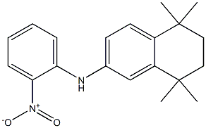 (2-nitrophenyl)(5,5,8,8-tetraMethyl-5,6,7,8-tetrahydronaphtalen-2-yl)aMine Structure