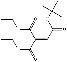 2-tert-butyl 1,1-diethyl ethene-1,1,2-tricarboxylate 구조식 이미지