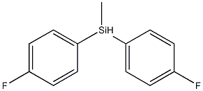 Bis(p-fluorophenyl)Methylsilane 구조식 이미지