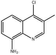 4-Chloro-3-Methylquinolin-8-aMine 구조식 이미지
