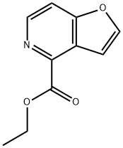 에틸푸로[3,2-c]피리딘-4-카르복실레이트 구조식 이미지