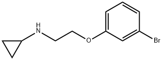 N-[2-(3-bromophenoxy)ethyl]cyclopropanamine Structure