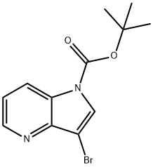 1-Boc-3-broMo-1H-pyrrolo[3,2-b]pyridine Structure