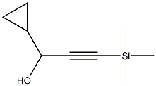 1-cyclopropyl-3-(triMethylsilyl)prop-2-yn-1-ol Structure