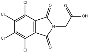 (4,5,6,7-TETRACHLORO-1,3-DIOXO-1,3-DIHYDRO-ISOINDOL-2-YL)-아세트산 구조식 이미지