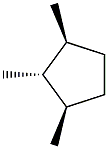 1-cis-2-trans-3-TriMethylcyclopentane 구조식 이미지