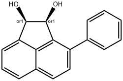 3-Phenyl-1,2-dihydroacenaphthylene-1,2-diol 구조식 이미지