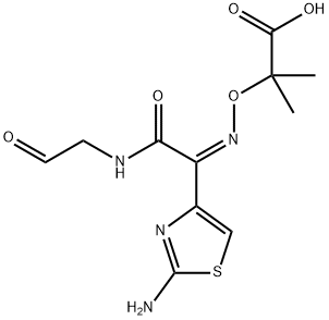 (E)-2-(((2-(2-AMinothiazol-4-yl)-3-oxo-3-((2-oxoethyl)aMino)prop-1-en-1-yl)aMino)oxy)-2-Methylpropanoic Acid Structure