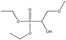 diethyl (1-hydroxy-2-Methoxyethyl)phosphonate Structure
