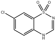 7-Chloro-4H-benzo[e][1,2,4]thiadiazine 1,1-dioxide 구조식 이미지