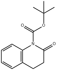 N-BOC-3,4-Dihydro-2(1H)-quinolinone Structure