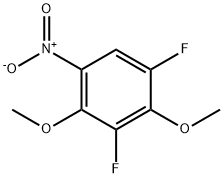 1,3-Difluoro-2,4-diMethoxy-5-nitrobenzene Structure