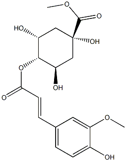 Methyl 4-O-feruloylquinate Structure