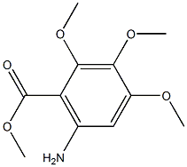 Methyl 6-aMino-2,3,4-triMethoxybenzoate 구조식 이미지