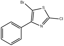 5-BroMo-2-chloro-4-phenylthiazole Structure