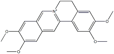 Pseudopalmatine 구조식 이미지